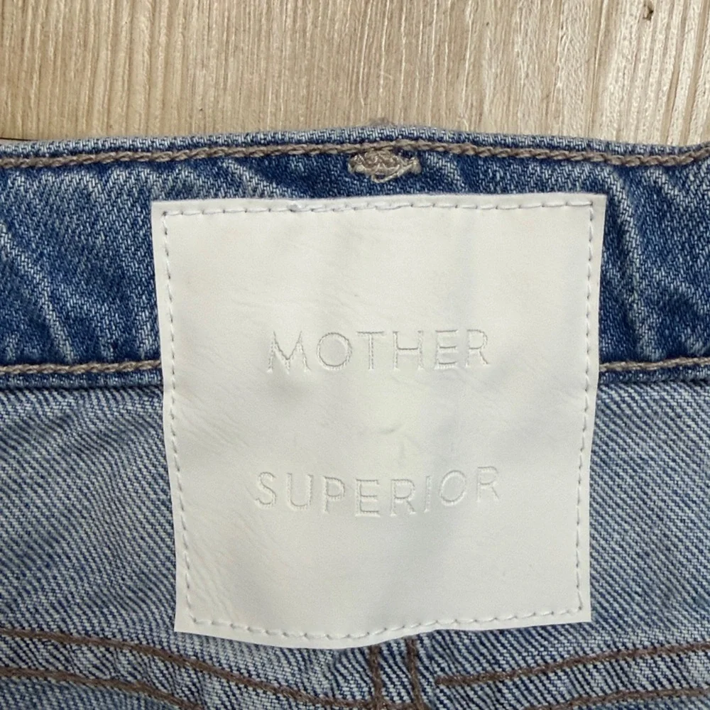MOTHER The Dodger Skimp High Waist Cuffed Hem Wide Leg Jeans, SIZE 29 - Picture 10 of 13